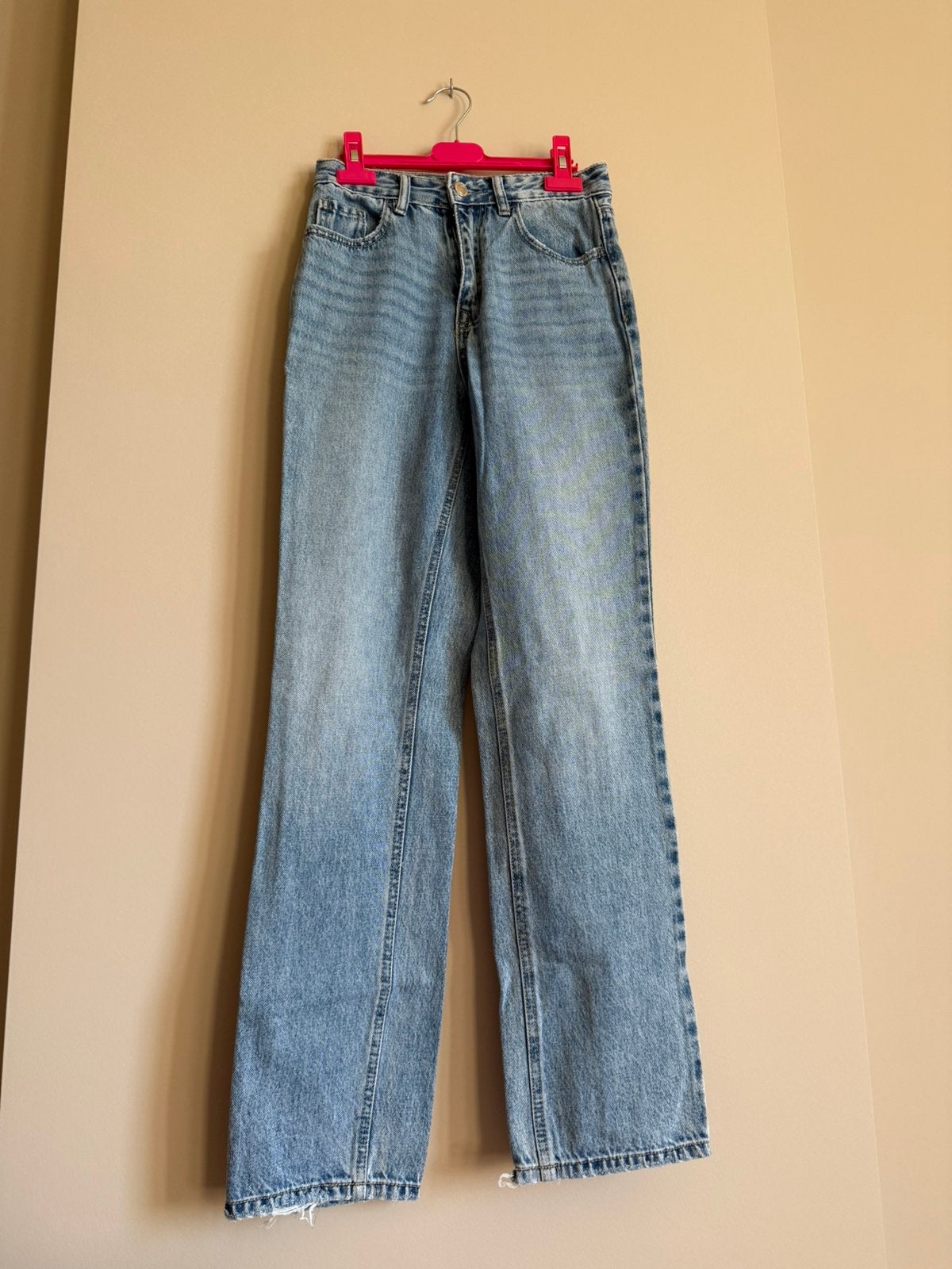 Jeansbroek, Ophalen, Zo goed als nieuw, Blauw, W27 (confectie 34) of kleiner
