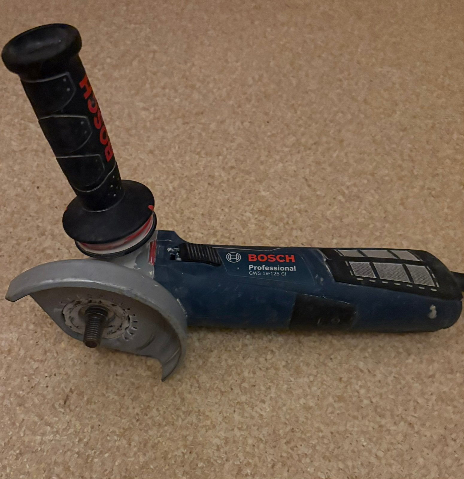 Disqueuse bosch GWS 19-125 CI, Enlèvement, Utilisé, 1000 watts ou plus, Meuleuse d'angle