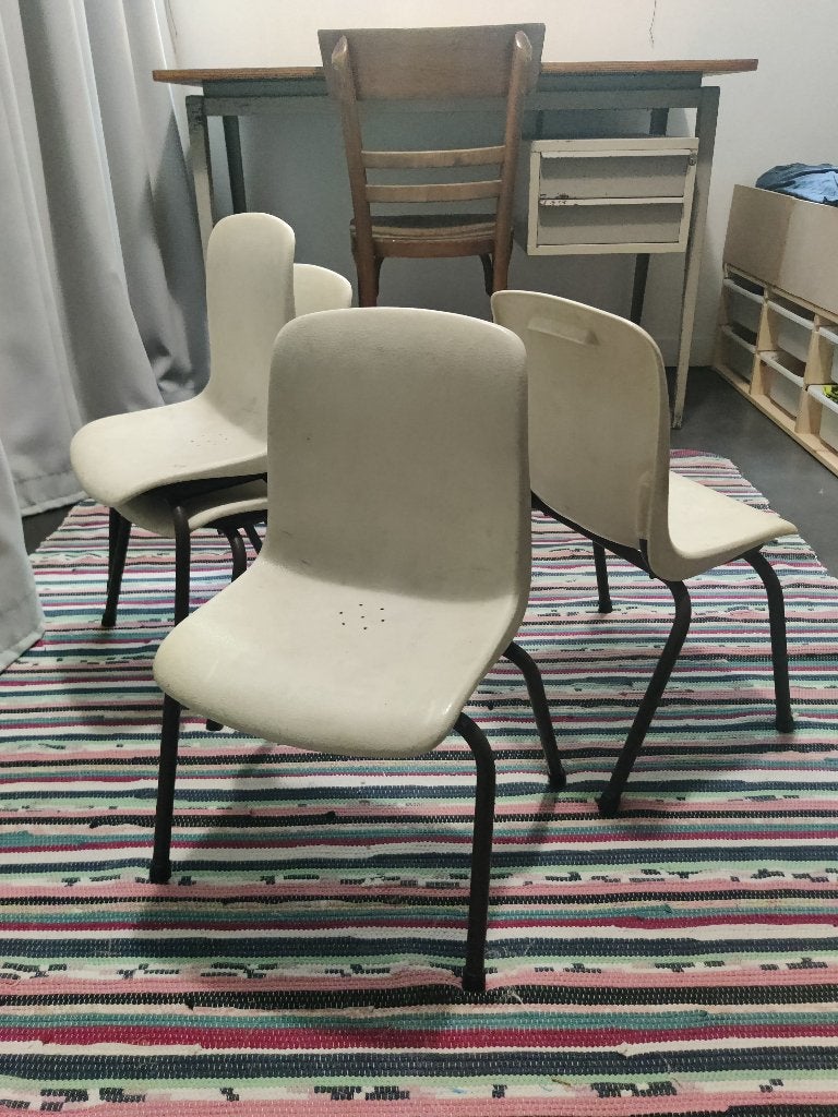 lot 4 Petites chaises enfant vintage, Enfants & Bébés, Enlèvement, Utilisé, Chaise(s)