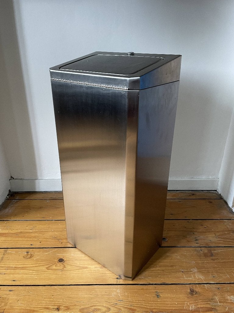 Vuilnisbak RVS inox Franke, Huis en Inrichting, Woonaccessoires | Prullenbakken, Ophalen, Gebruikt, Inox, 50 tot 75 cm