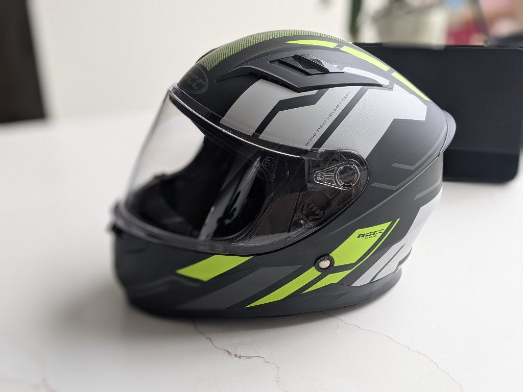 Motorhelm Büse ROCC 47-48 cm kinderen, Motoren, Kinderen, Integraalhelm, Tweedehands, Ophalen