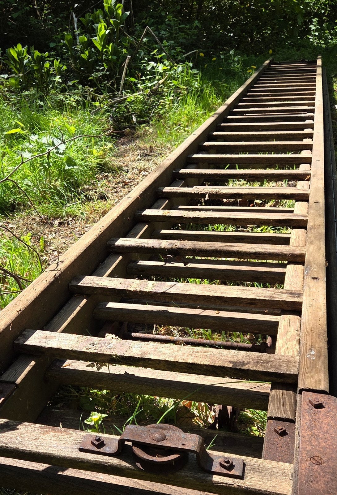Houten ladder, Doe-het-zelf en Bouw, Ladders en Trappen, Ophalen, Ladder