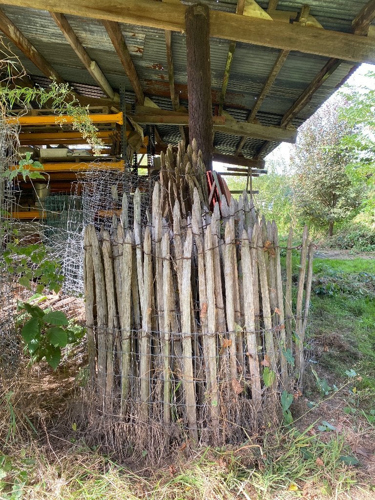 Houten omheining, Ophalen, Gebruikt, Minder dan 180 cm, Palen