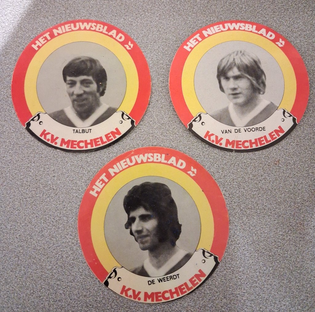 KV Mechelen, oude stickers jaren 70, Collections, Enlèvement ou Envoi