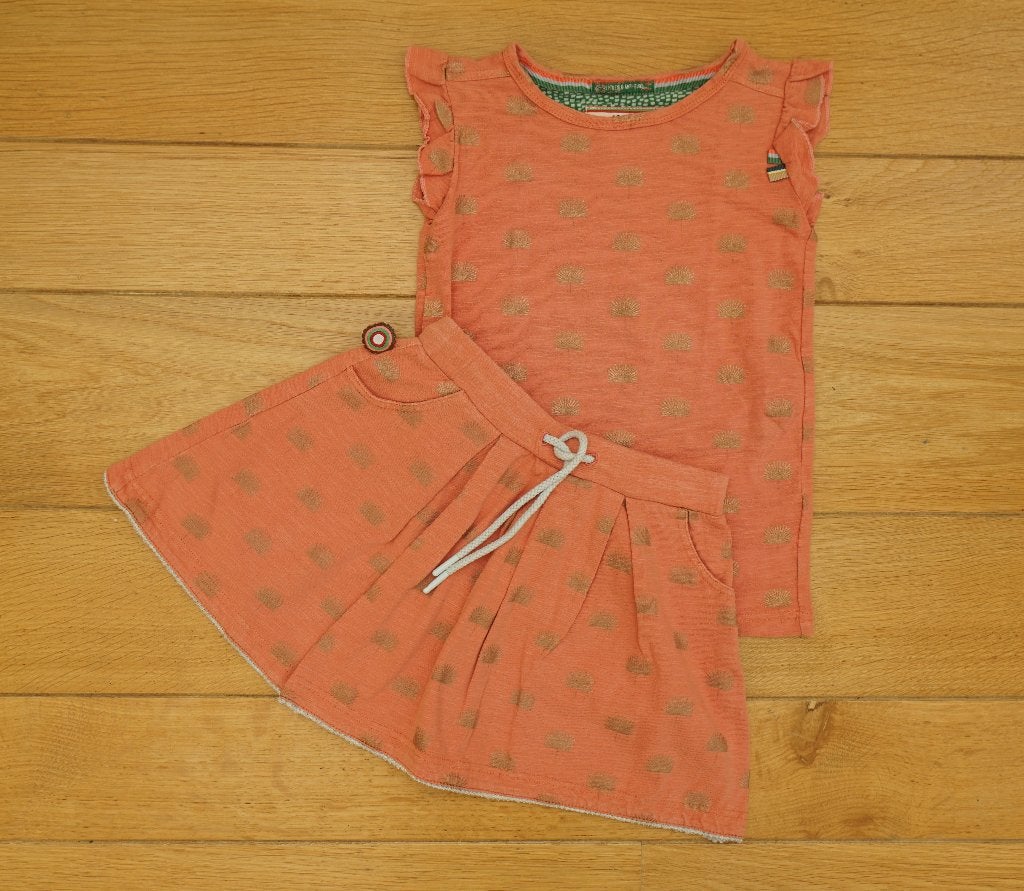 set 4FF rokje en shirt, 6 jaar, Kinderen en Baby's, Kinderkleding | Maat 116, Meisje, Ophalen of Verzenden, Zo goed als nieuw