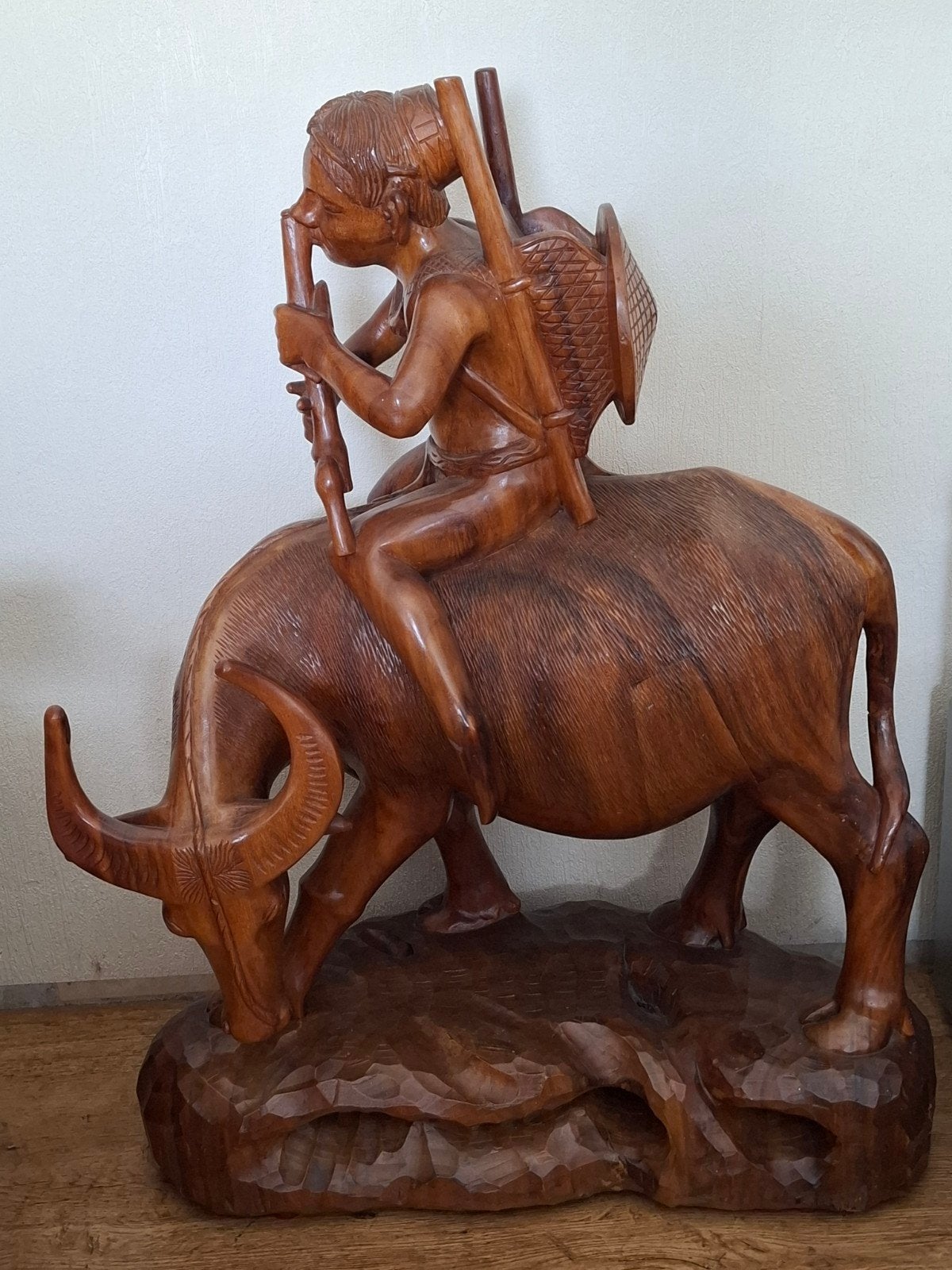 beeld, Antiek en Kunst, Ophalen, Hout, Beeld
