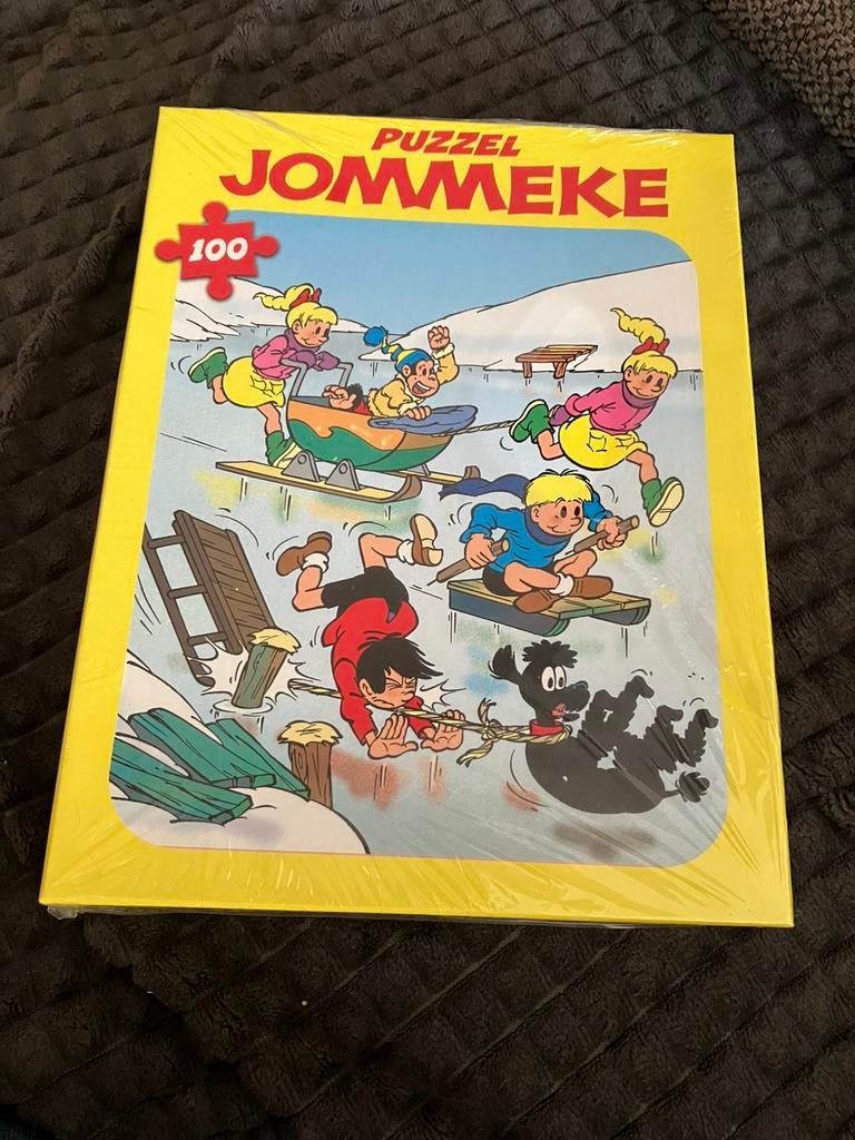 Puzzel van 2008 jommeke spelen in sneeuw 100 stukken, Ophalen of Verzenden, Nieuw