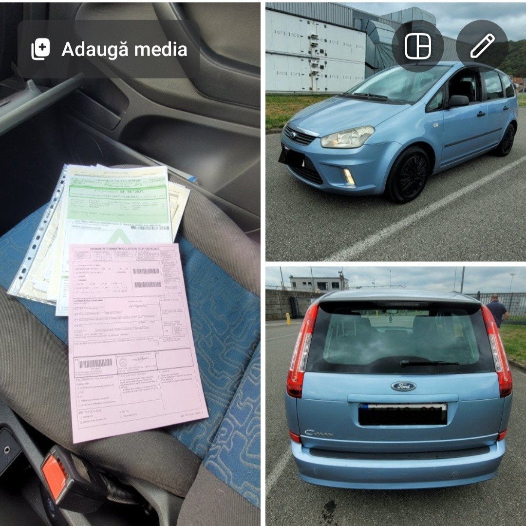 Ford c max 1.6 essences️ Prête à immaticulaire, Autos, Ford, Achat, Particulier, Euro 4, Essence
