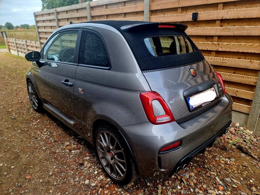 Abarth 695 Turismo Cabrio, Autos, Cuir, Argent ou Gris, Achat, Euro 6