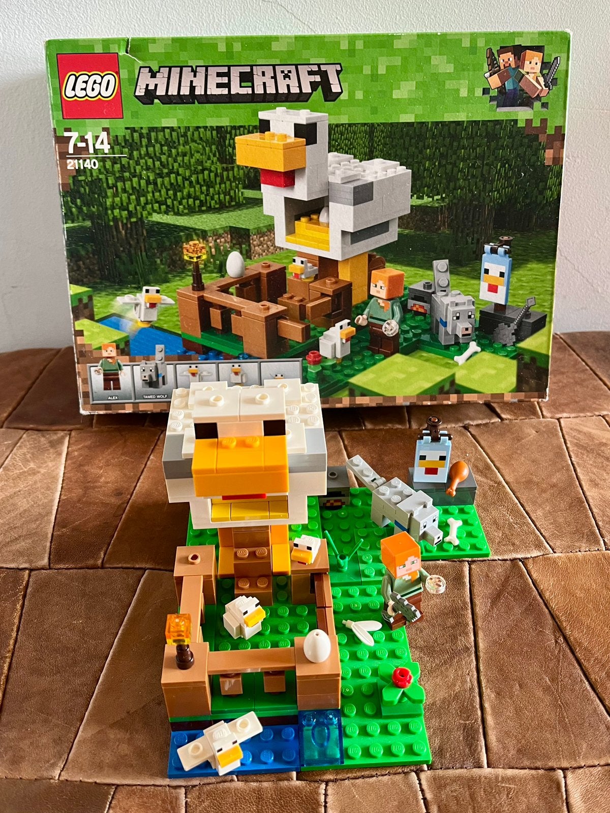 LEGO Minecraft 21140 - De Kippenstal, Kinderen en Baby's, Minecraft, Lego, Ophalen of Verzenden, Zo goed als nieuw