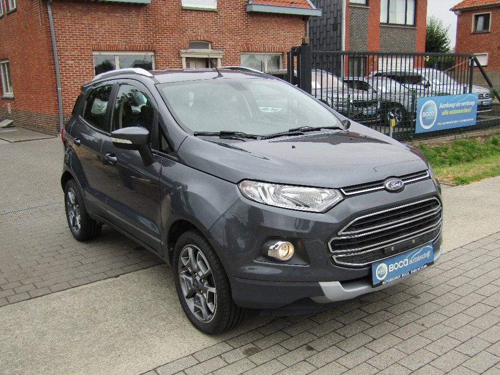 Ford EcoSport 1.5 benzine Automaat, Auto's, Ford, 1498 cc, 149 g/km, Leder en Stof, https://public.car-pass.be/vhr/1d5bf4b9-29d1-4646-8861-49f7277f82b0