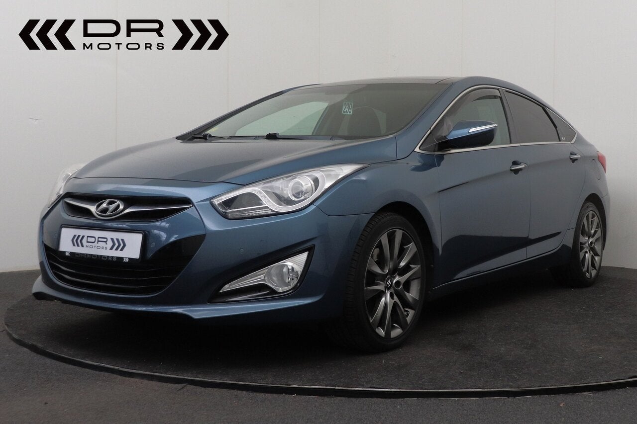 Hyundai i40 1.7 CDRi - LEDER -TREKHAAK, Auto's, Euro 5, Zwart, 4 cilinders, 146 g/km