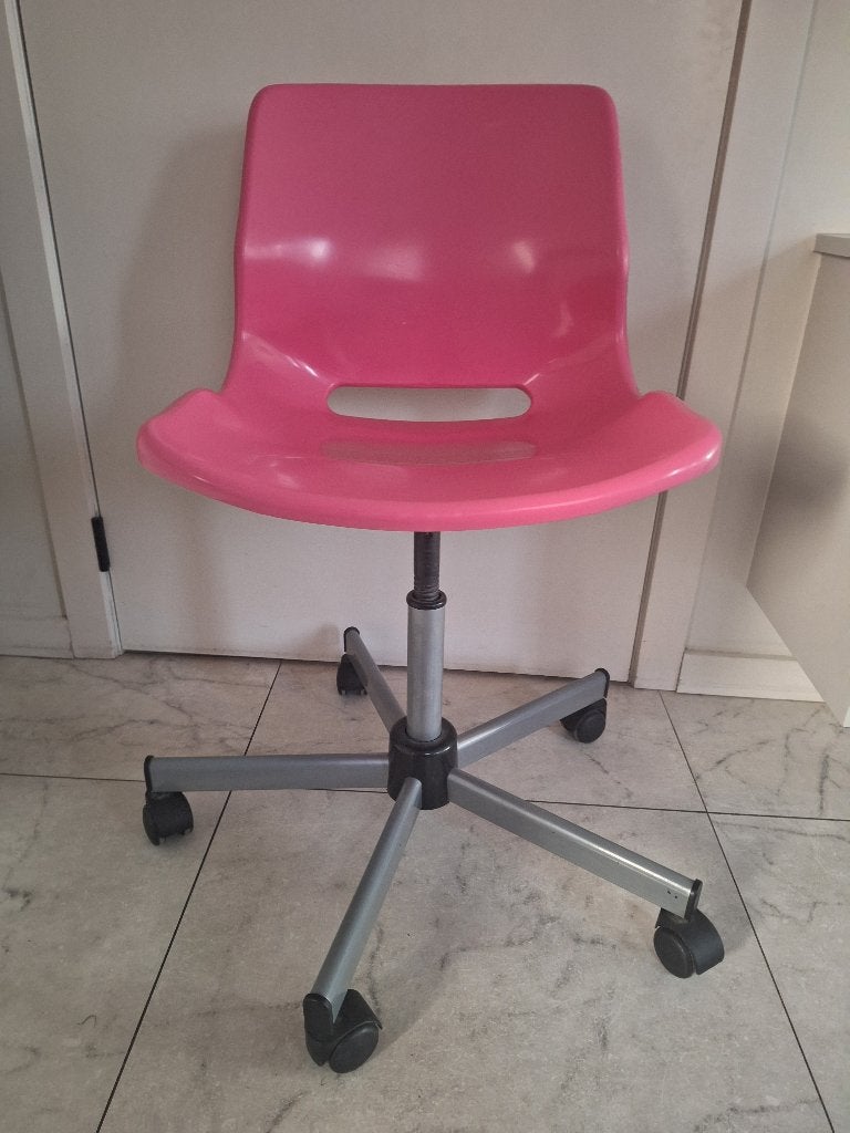 bureaustoel ikea, Ophalen, Roze, Bureaustoel