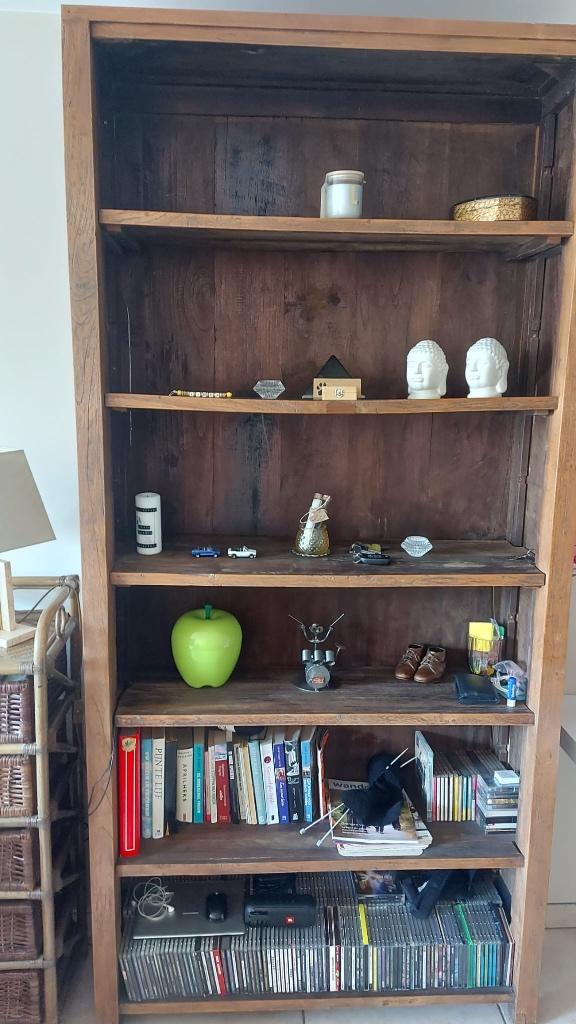 Boekenrek riverwood, Huis en Inrichting, Woonaccessoires | Wandplanken en Boekenplanken, Ophalen, Zo goed als nieuw