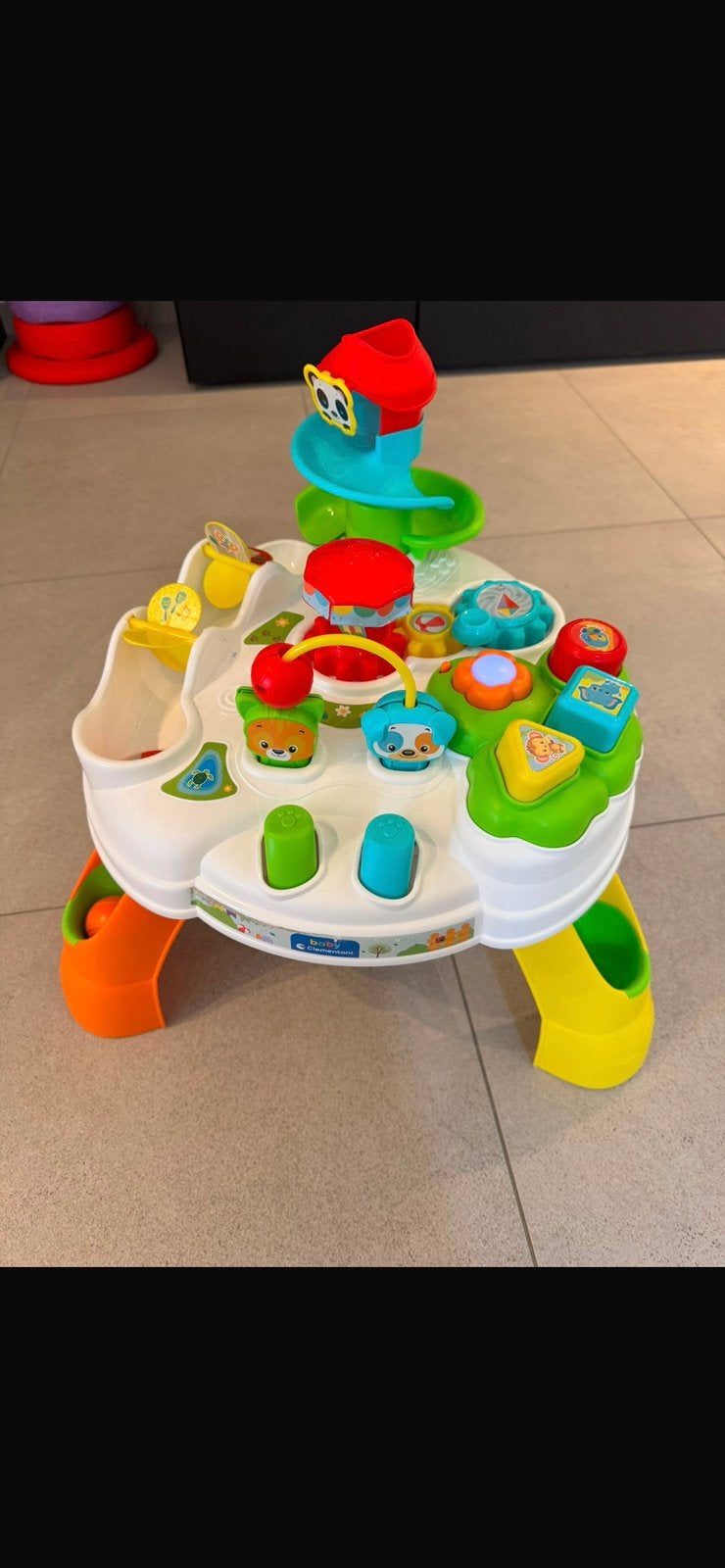 Activiteiten tafel baby zo goed als nieuw, Ophalen, Zo goed als nieuw