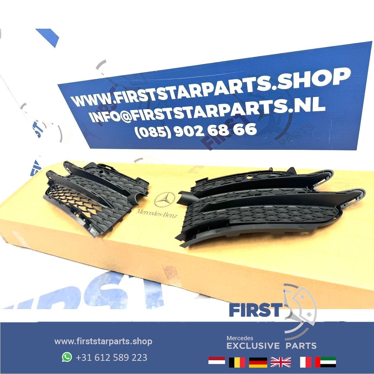 X167 GLS KLASSE AMG BUMPER ROOSTER SET W167 VOORBUMPER LINKS, Utilisé, -, -, Enlèvement ou Envoi