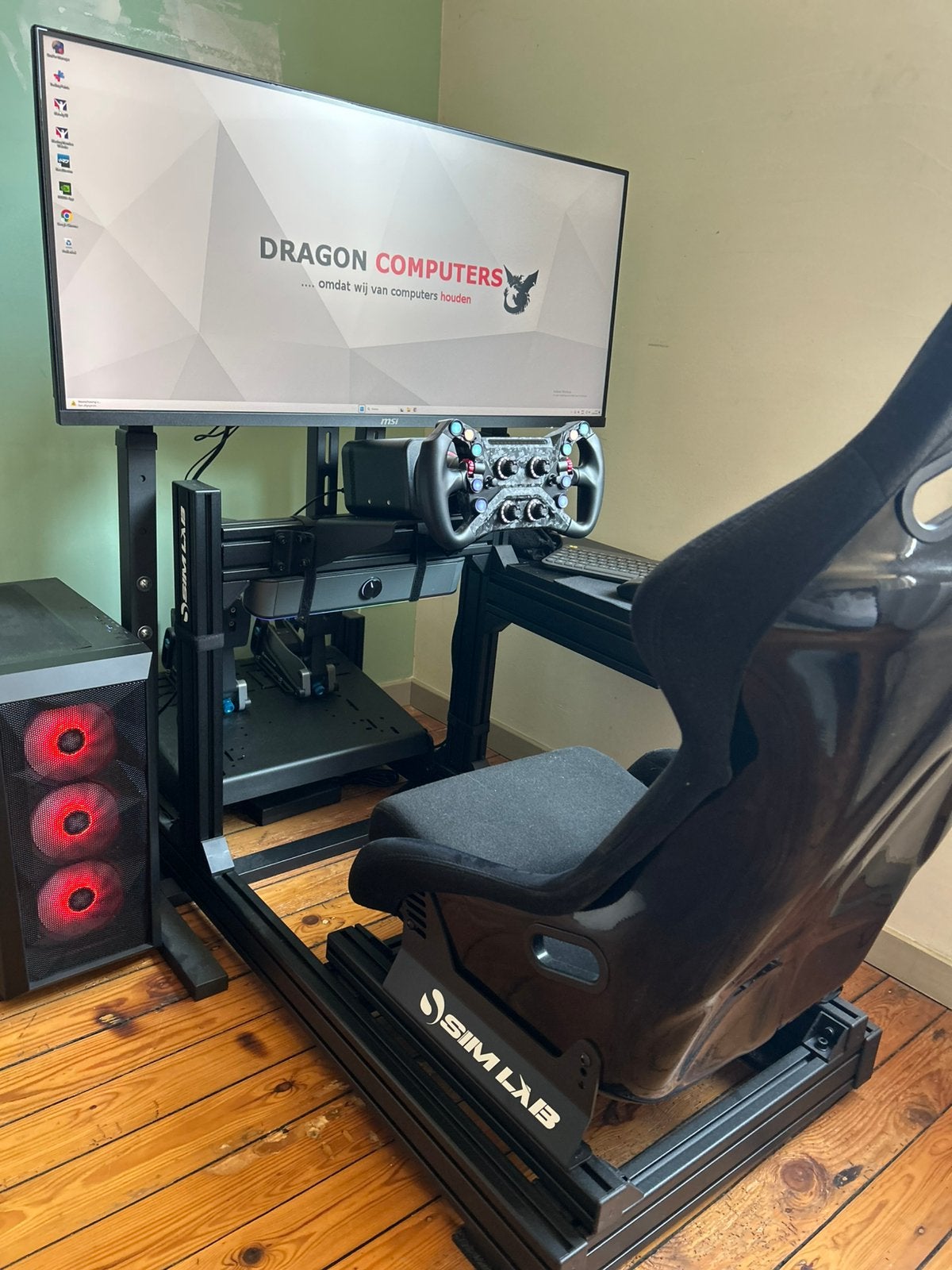 Complete Sim Racing Setup–Simagic/SimLab – Zo goed als nieuw, Enlèvement, Comme neuf