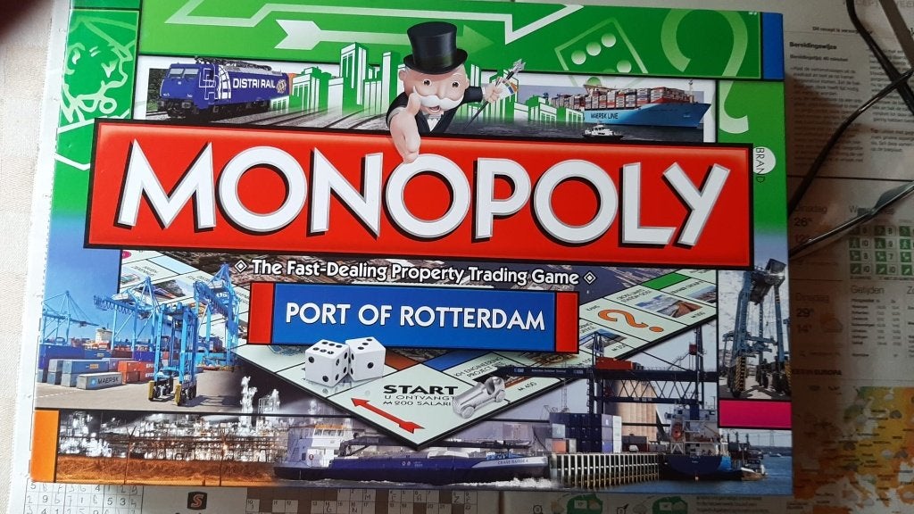 contenu jeu plateau sceau Monopoly Port Rotterdam Monopoly, 1 ou 2 joueurs, Enlèvement ou Envoi, Neuf, Monopooly