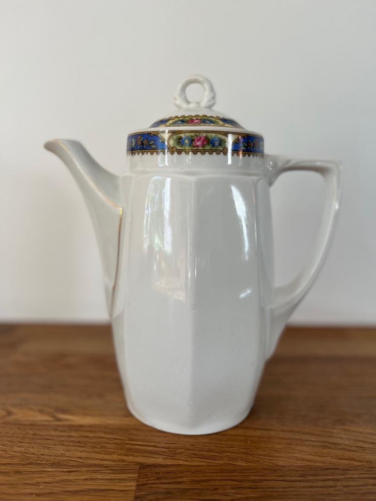 Vintage koffiekan porselein (1920–1930) – MPW Moschendorf, Enlèvement