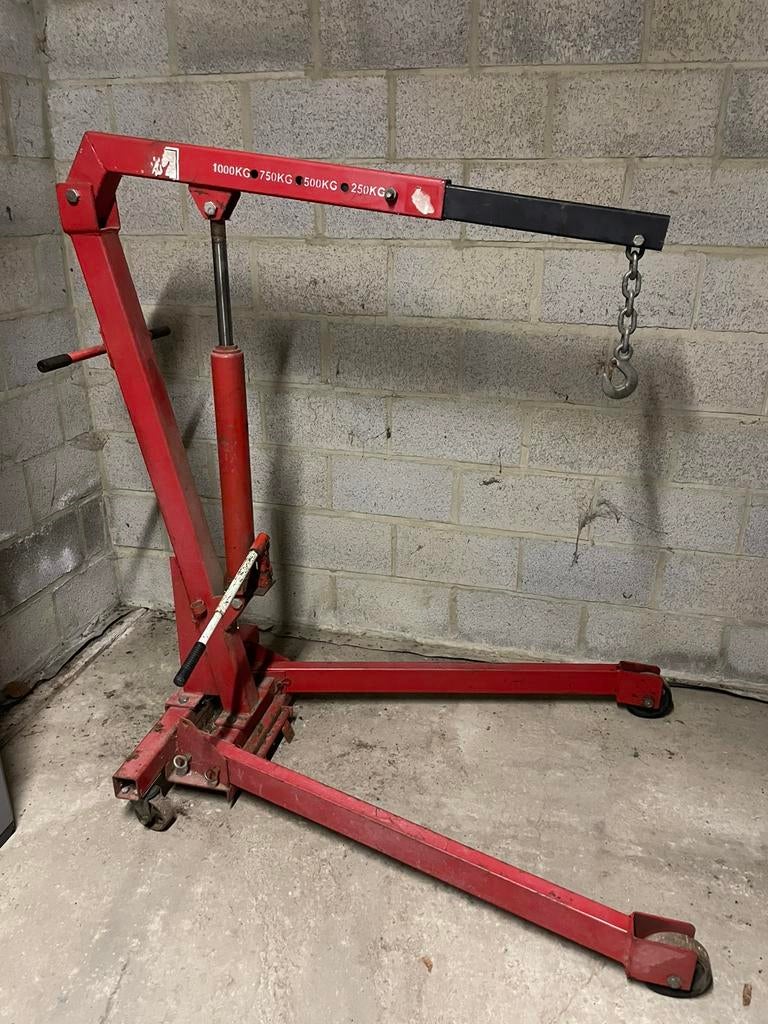 Grue d’atelier, Ophalen, Gebruikt