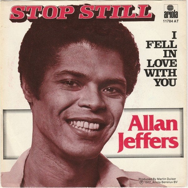 vinylsingle allan jeffers--stop still---, Gebruikt, 7 inch, Ophalen of Verzenden, Pop