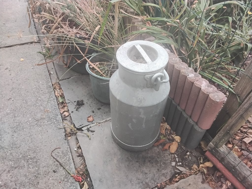 aluminium melkkan, Antiek en Kunst, Ophalen