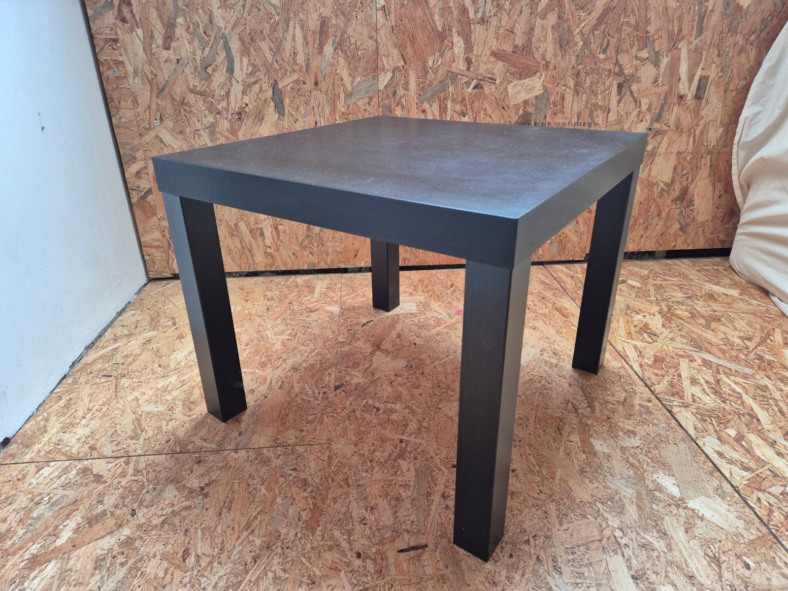 IKEA Lack tafeltje, zwart-bruin, Huis en Inrichting, Ophalen, Gebruikt, Hout