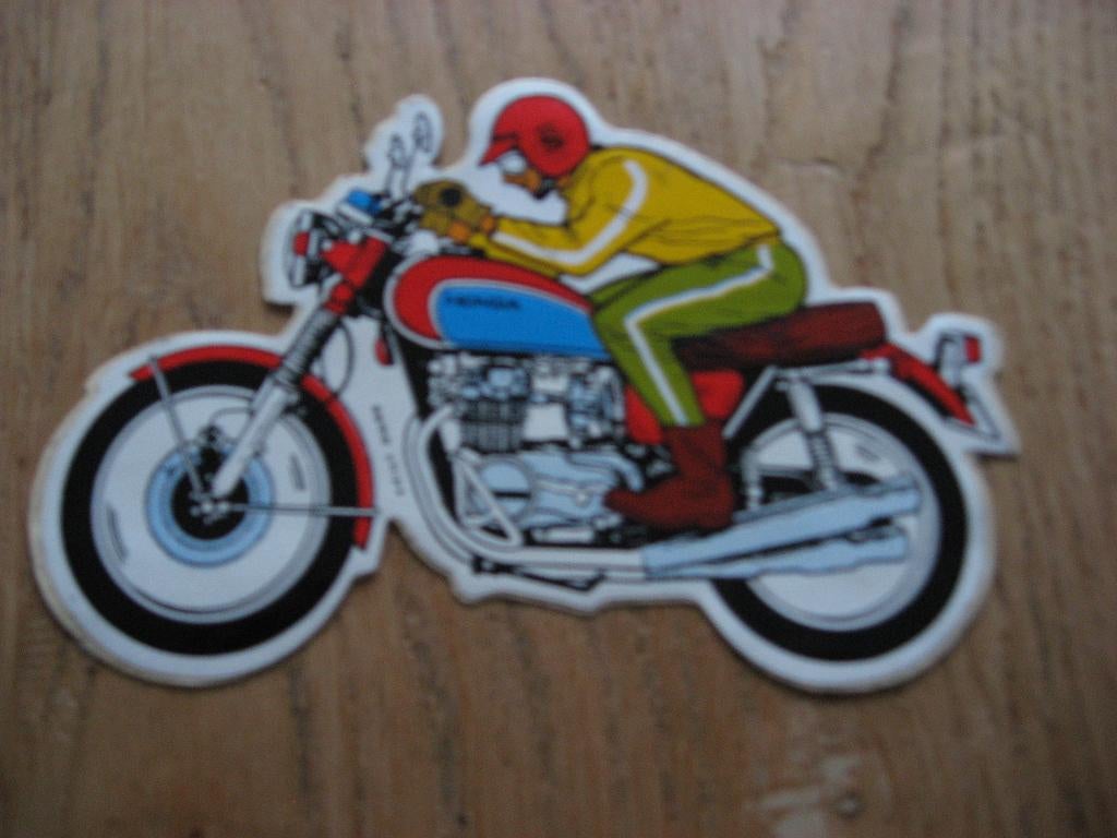 Motor Honda 11 x 7,5 cm Sticker, Ophalen of Verzenden, Nieuw, Auto of Motor