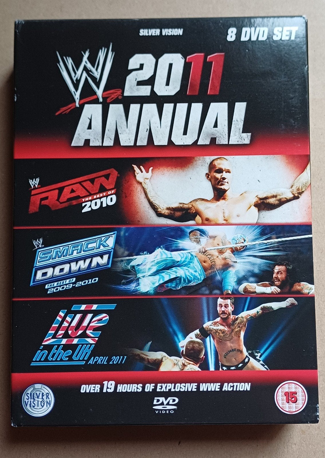 Lot 10 DVD Catch WWE -  Éditions Rares Silver Vision, Enlèvement, Historique