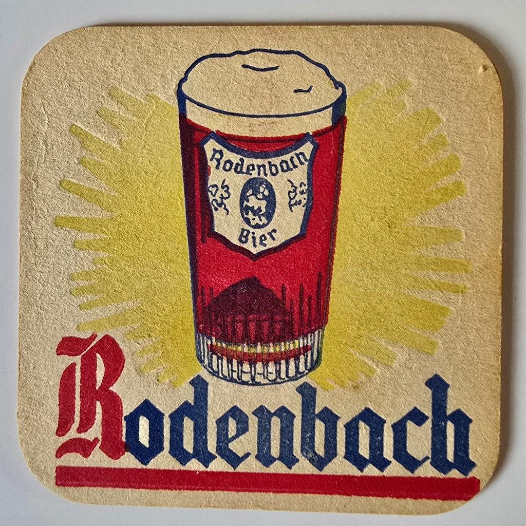 Rodenbach sous-bock bierviltje bierdeckel coaster, Collections, Enlèvement ou Envoi, Utilisé, Sous-bock