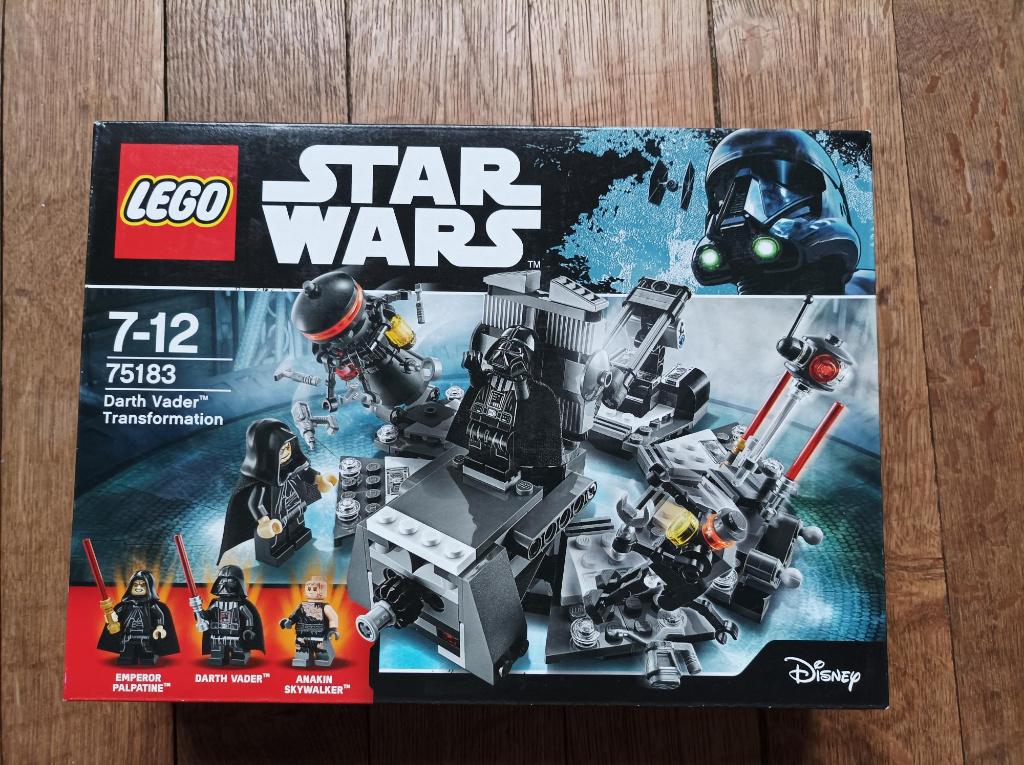 Lego 75183 Star Wars De transformatie van Darth Vader negen, Kinderen en Baby's, Speelgoed | Duplo en Lego, Nieuw, Lego, Complete set