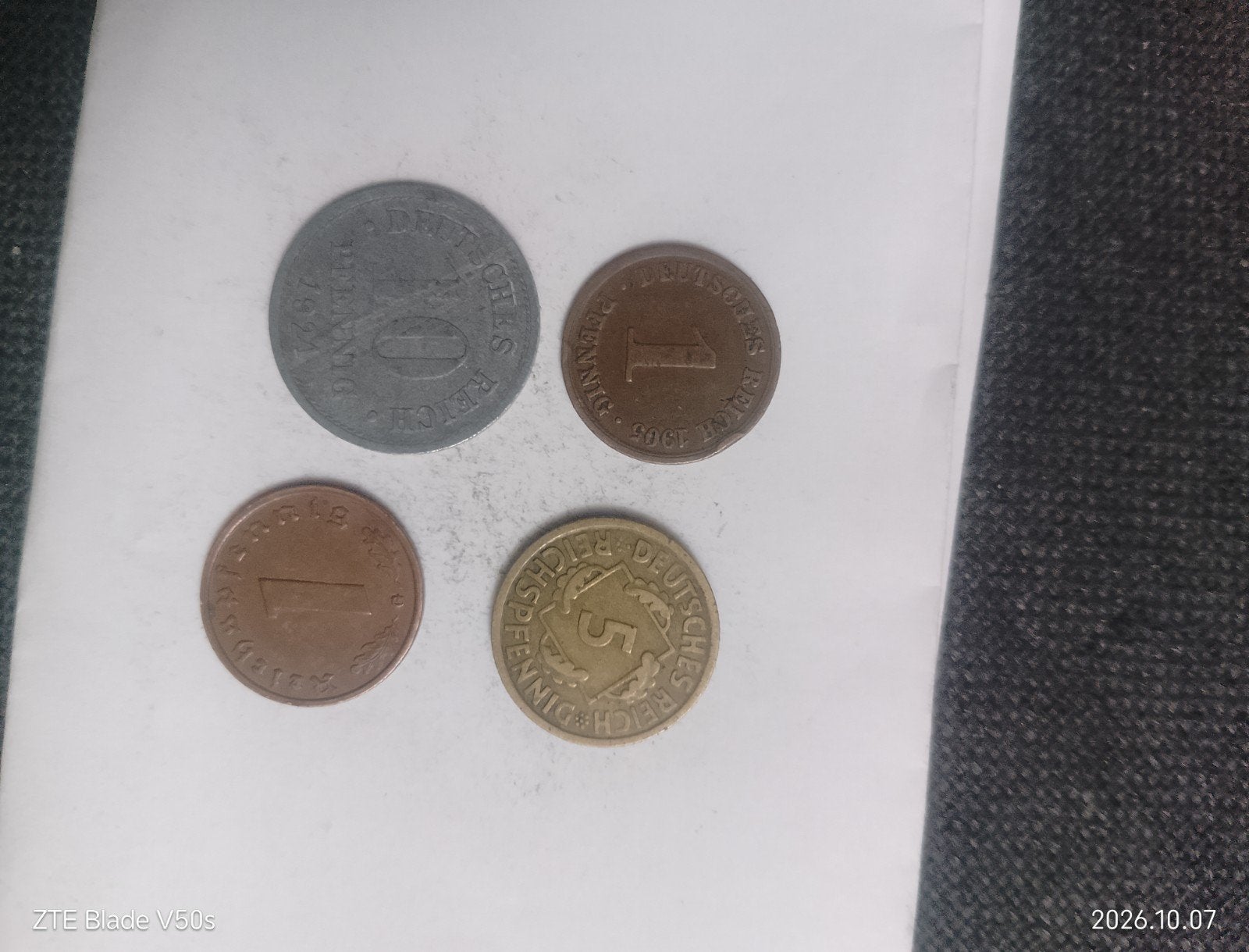 4 pièces allemandes, Enlèvement ou Envoi