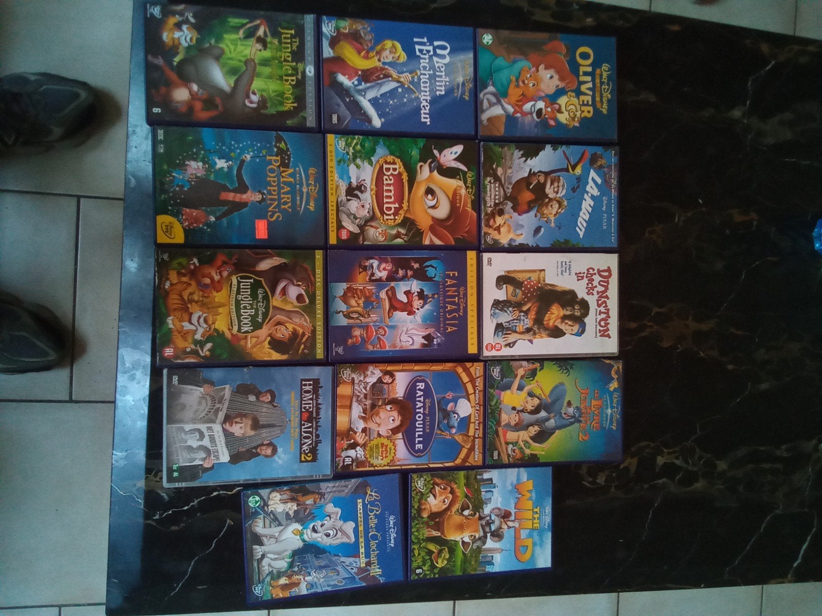 DVD WALT DISNEY en français lot complet, Cd's en Dvd's, VHS | Kinderen en Jeugd, Ophalen, Tekenfilm, Alle leeftijden, Zo goed als nieuw