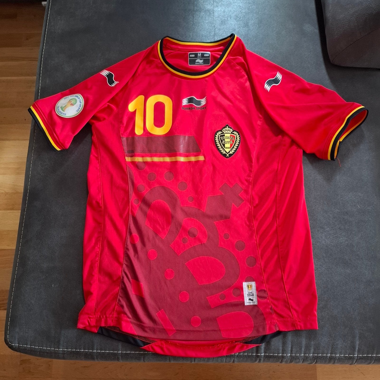 Voetbal shirt België (Hazard), Maat M, Ophalen of Verzenden, Zo goed als nieuw, Shirt