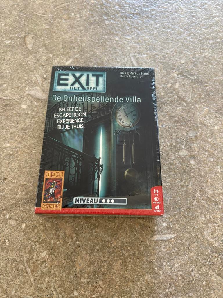 Exit - De onheilspellende villa, Hobby en Vrije tijd, Gezelschapsspellen | Overige, Een of twee spelers, Ophalen of Verzenden
