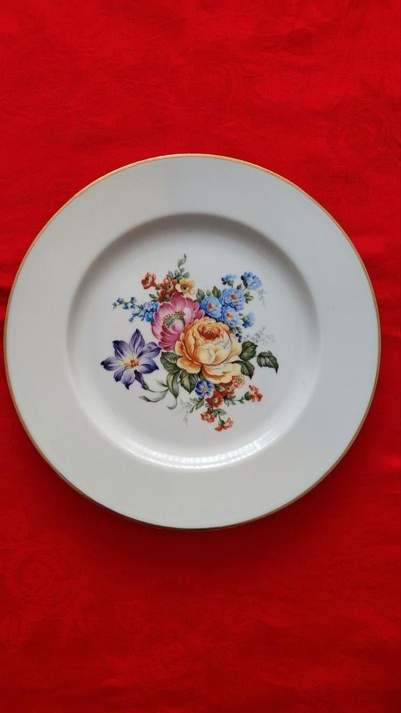Très beau plat ancien en porcelaine LIMOGES, Enlèvement