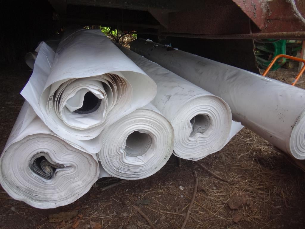 Dekzeil en werktafel, Ophalen, Gebruikt, 15 m² of meer, Folie