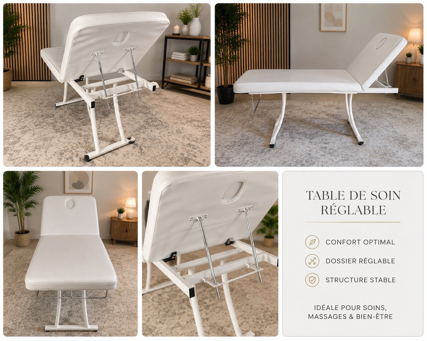Table massage, Ophalen