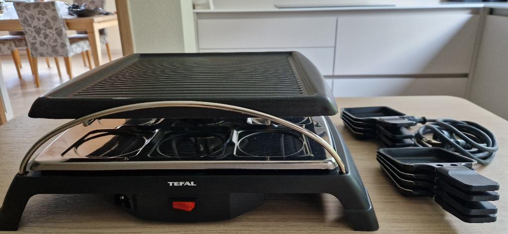 Tefal Raclette- en grill-toestel 8 personen, Electroménager, Enlèvement, Comme neuf, 8 personnes et plus
