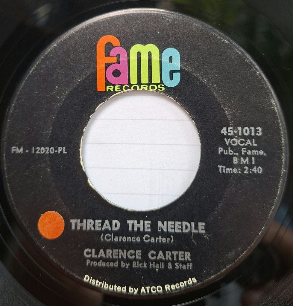 Clarence Carter / Thread The Needle * Popcorn Oldies *, CD & DVD, Enlèvement ou Envoi, 7 inch, Utilisé, Housse de protection extérieure