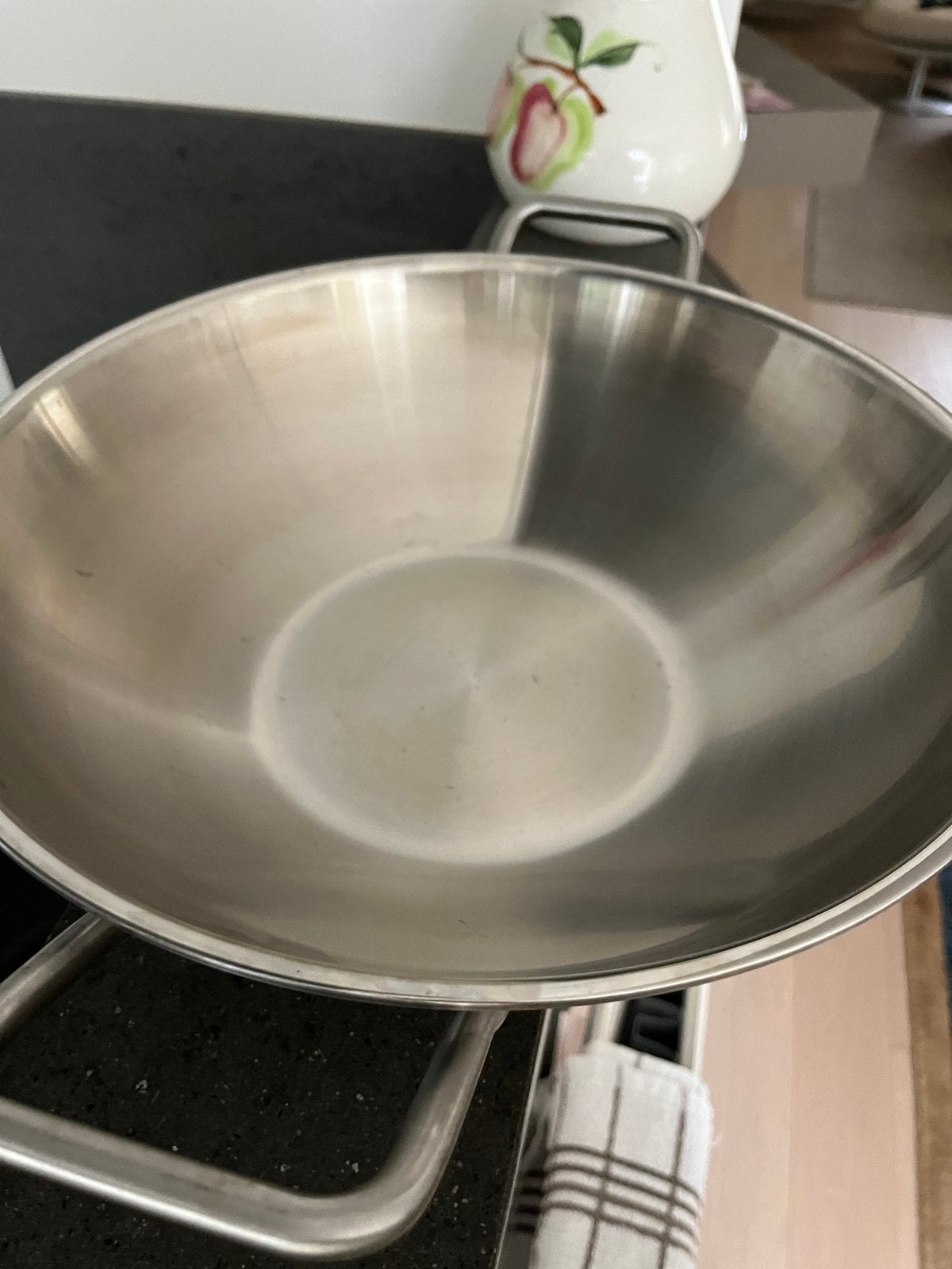 Wokpan, Ophalen, Zo goed als nieuw