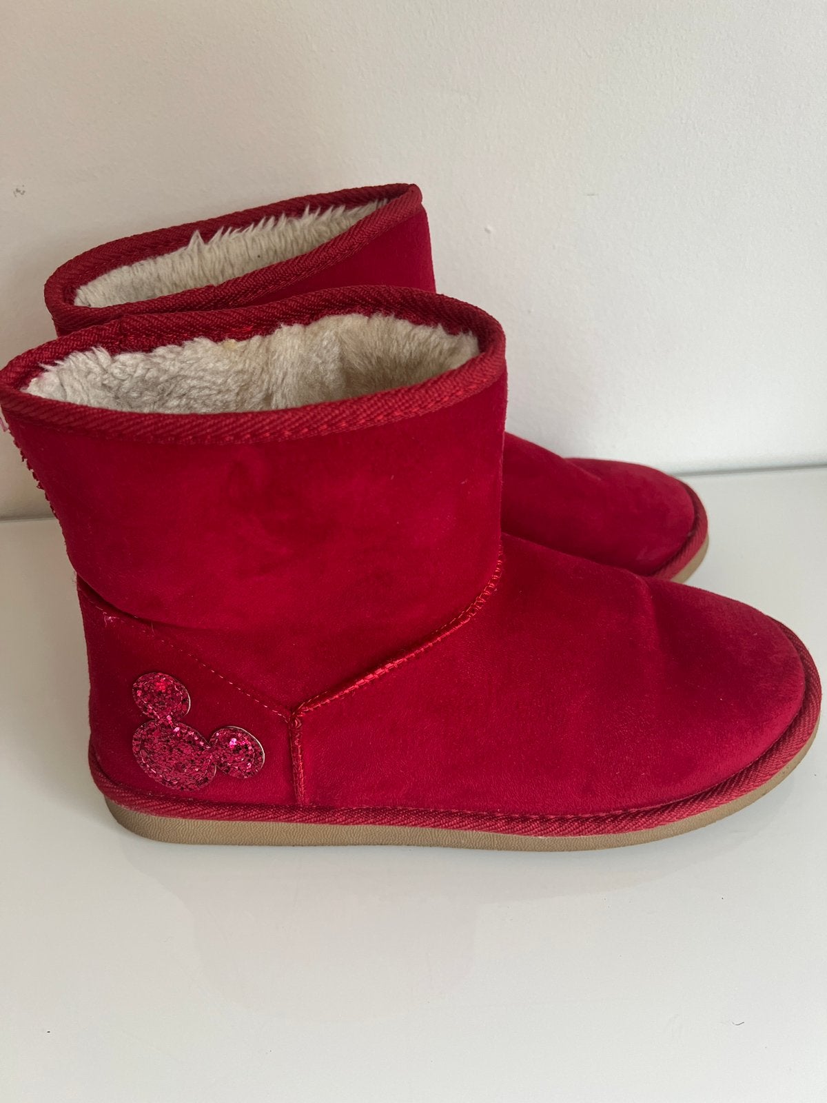 Rode Mickey winter bottine maat 39, Ophalen of Verzenden, Zo goed als nieuw