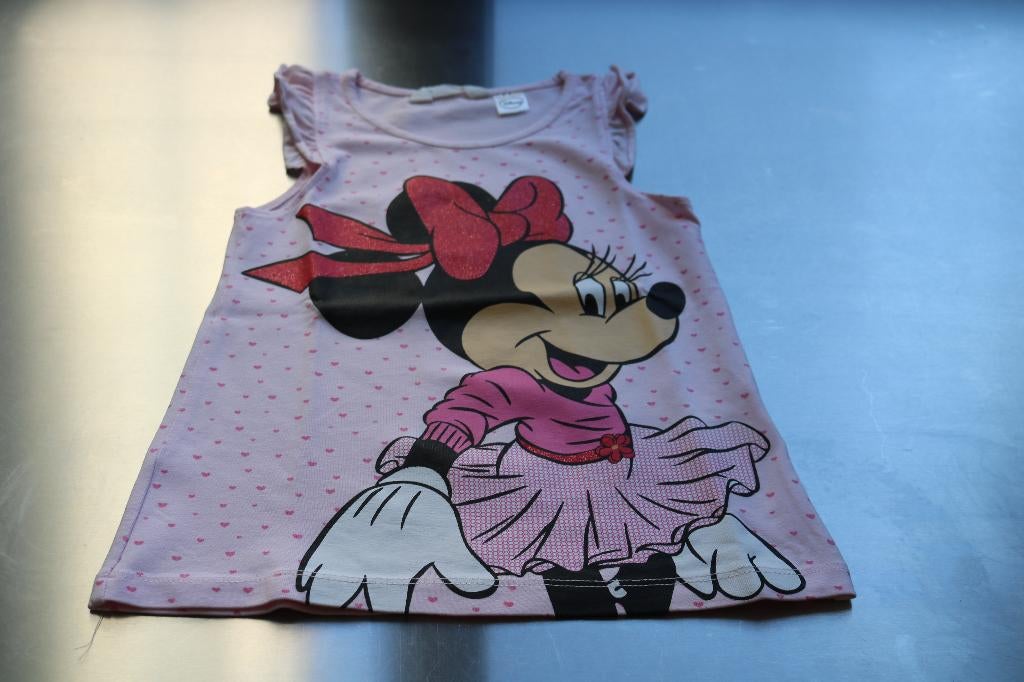roze t-shirt Minnie Mouse maat 110, Kinderen en Baby's, Kinderkleding | Maat 110, Meisje, H&M, Ophalen of Verzenden, Zo goed als nieuw