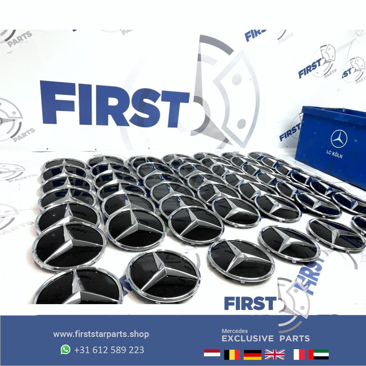 Mercedes STER LOGO W177 W118 W247 H247 W205 W213 W253 W167 W, Gebruikt, -, Ophalen of Verzenden, -