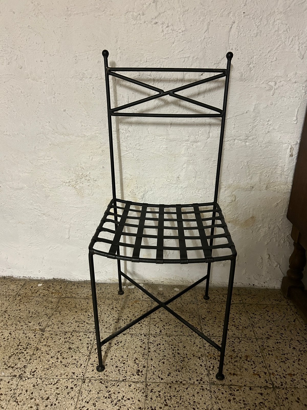 Chaises en fer forgé, Enlèvement, Métal, Noir, Cinq, Six Chaises ou plus