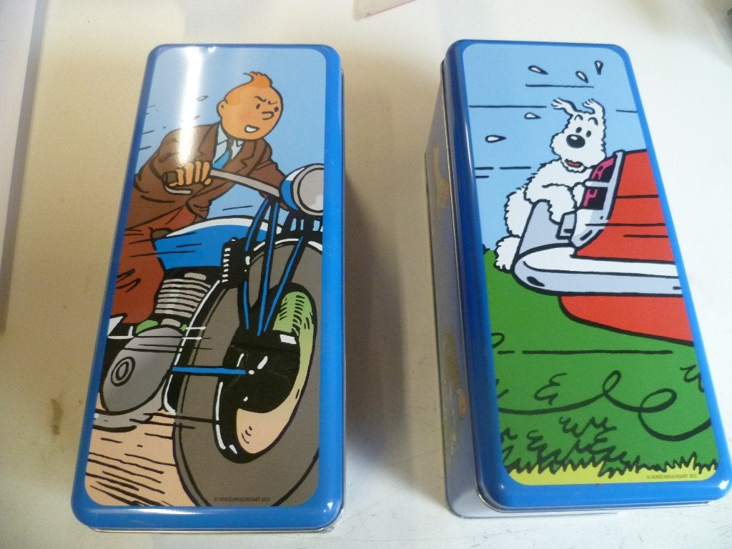 2 boites Tintin, Collections, Enlèvement ou Envoi, Comme neuf