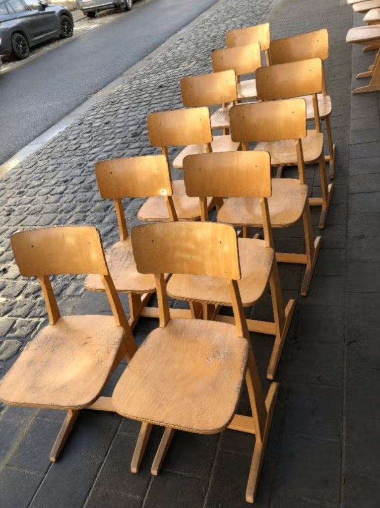 lot vintage stoelen, Huis en Inrichting, Ophalen, Gebruikt