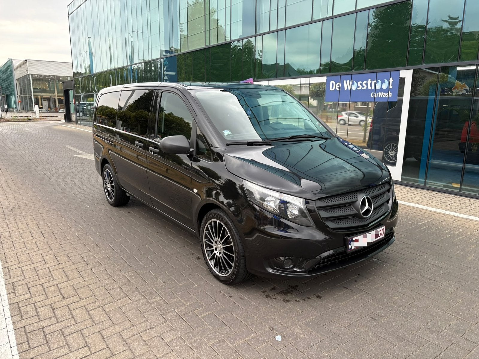 Mercedes vito 116 euro6b, Auto's, Automaat, Zwart, Zwart, 120 kW