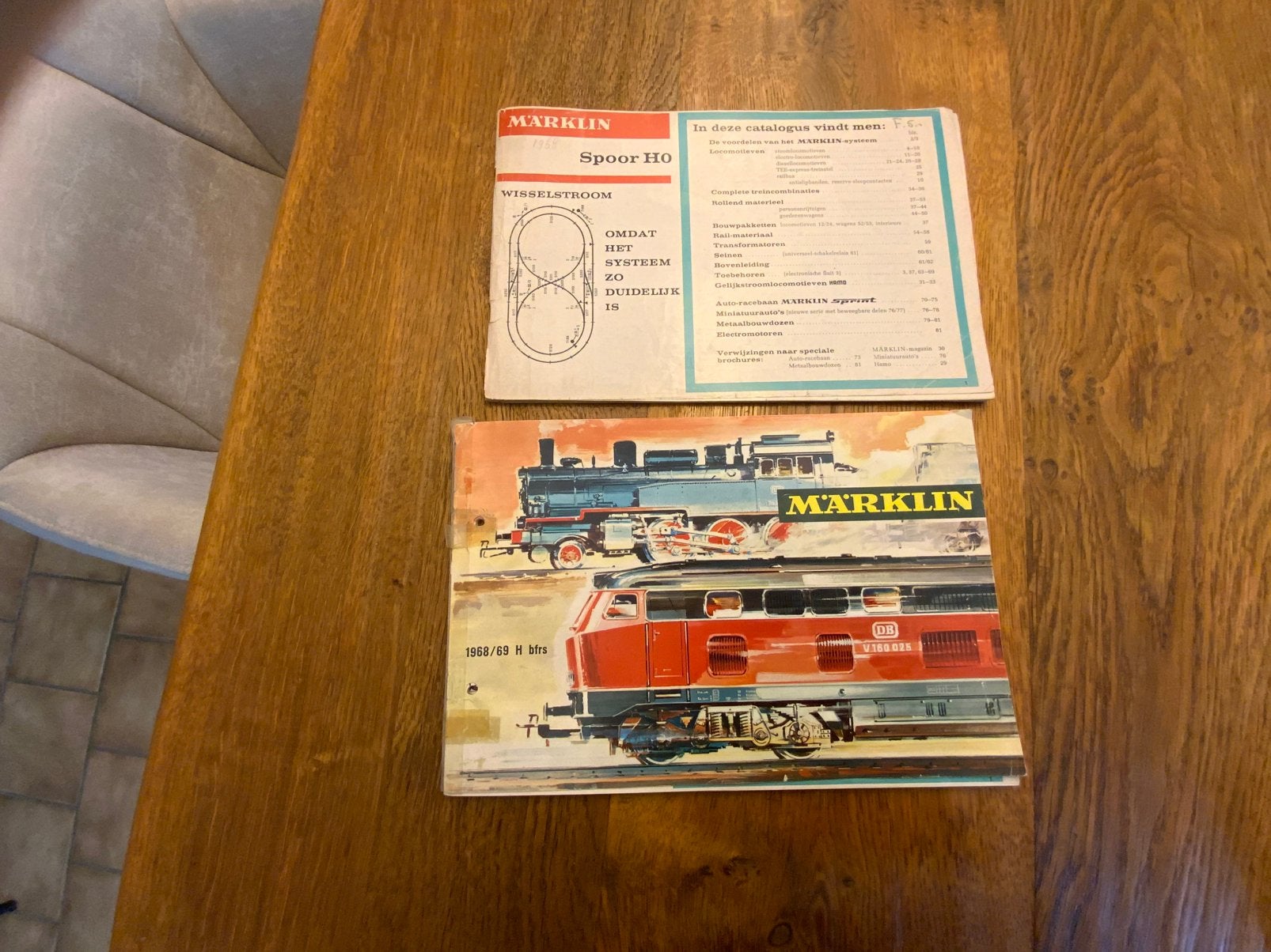 2 MARKLIN CATALOGI IN HET NEDERLANDS 1968/69, Hobby en Vrije tijd, Ophalen of Verzenden