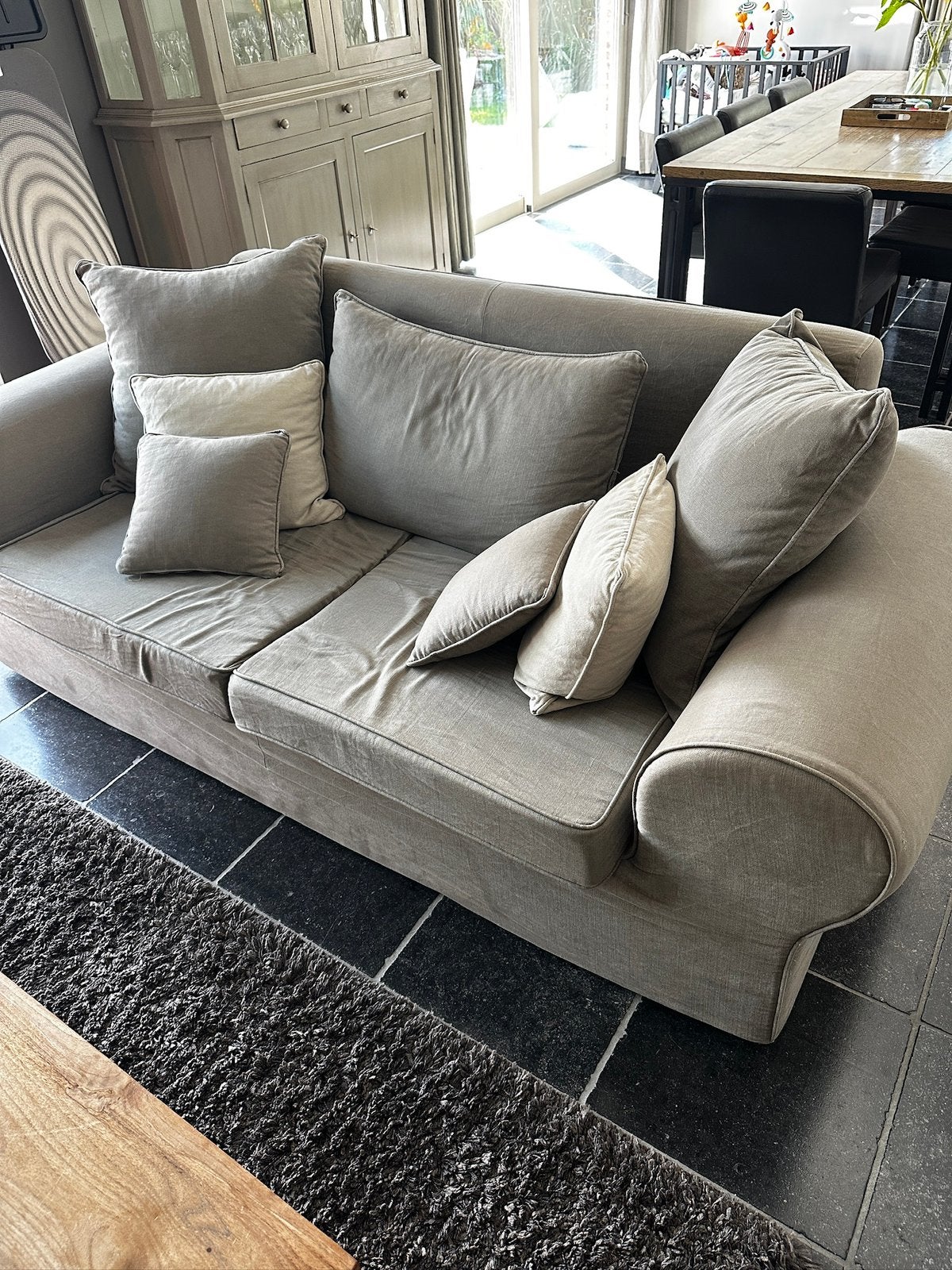 Salon, Maison & Meubles, Canapés | Coins salons complets, Enlèvement, Utilisé, Tissus, Cottage